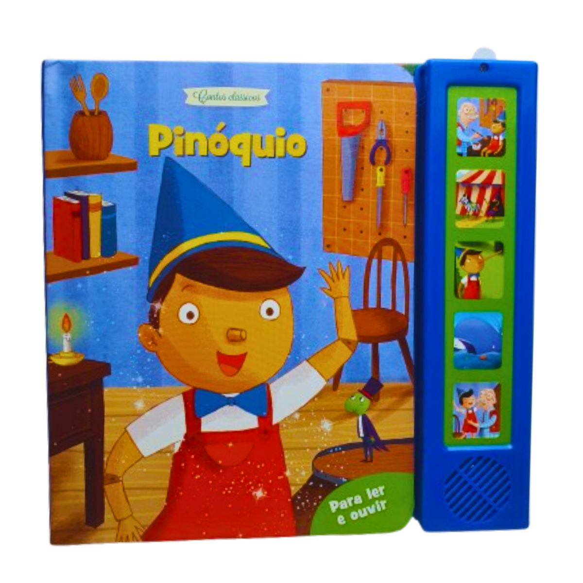 Livro Infantil Sonoro Contos Clássicos Pinóquio / Ler E Ouvir - Ciranda Cultural Livro Infantil Sonoro Contos Clássicos Pinóquio / Ler E Ouvir - Ciranda Cultural